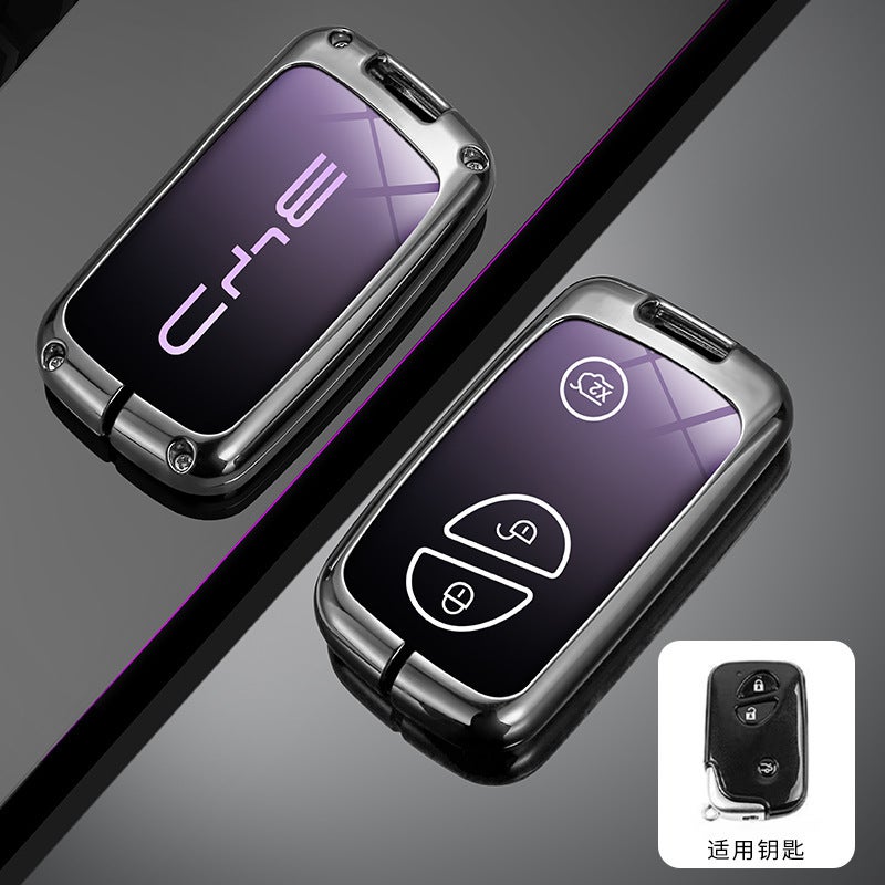Byd Byd Qin Car Key Case Electroplated Gold Gradient Song Plus Tang Dm New Energy Pro Dolphin Car Case - Image 1